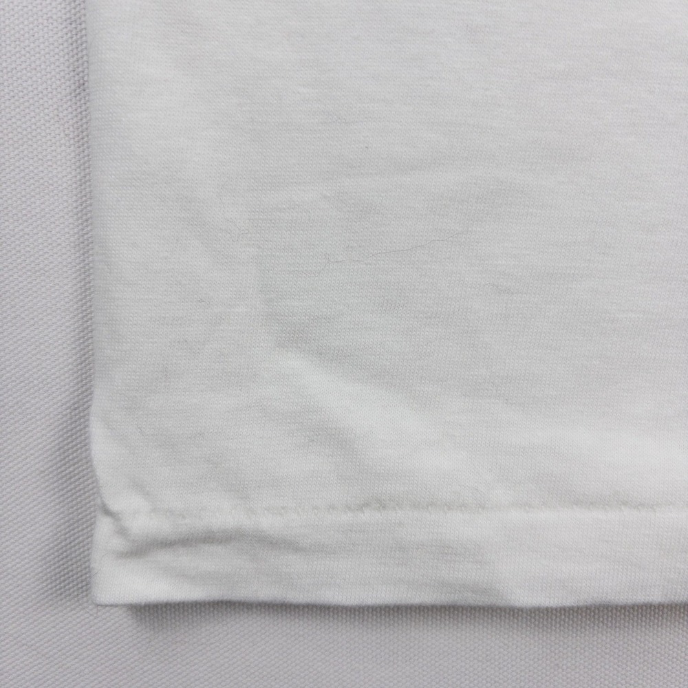 Vintage Single Stitch Rock Tee Mens Large White Albert Einstein FM 101.9 90s - Picture 5 of 8